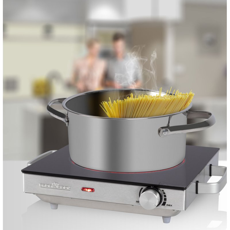 PROFI COOK infrared hob PC-EKP 1210, glass ceramic 205 mm, 2000 watt